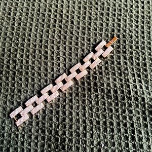 Crystal Pave Link Bracelet